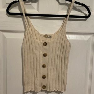 Cream tank top